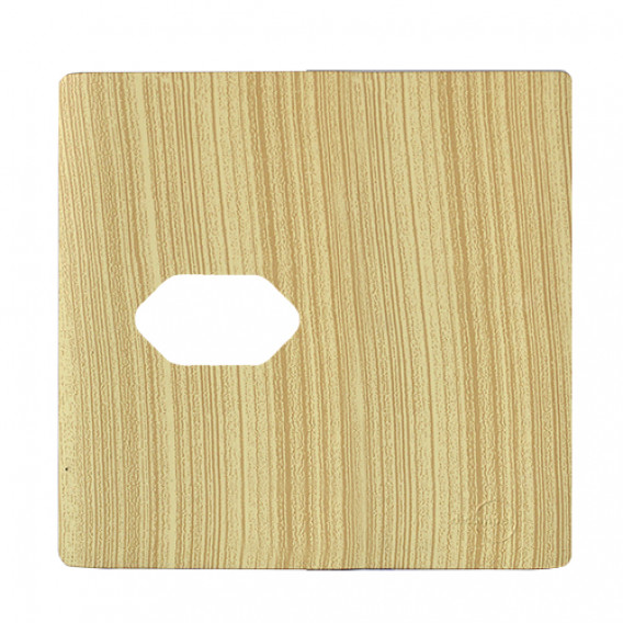 Placa p/ 1 Tomada Horizontal 4x4 - Novara Maple